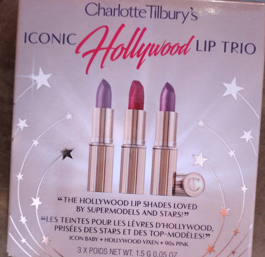 CHARLOTTE'S ICONIC HOLLYWOOD LIP TRIO
LIMITED EDITION KIT